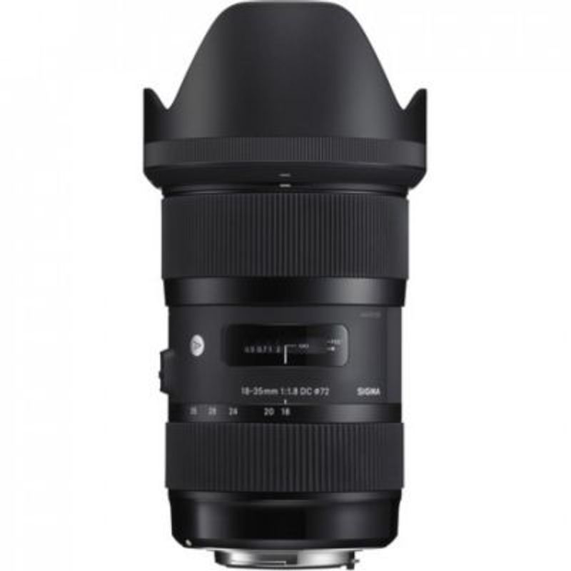 SIGMA - Sigma 18-35mm f/1.8 DC HSM Art Lente Para Canon EF - Negro