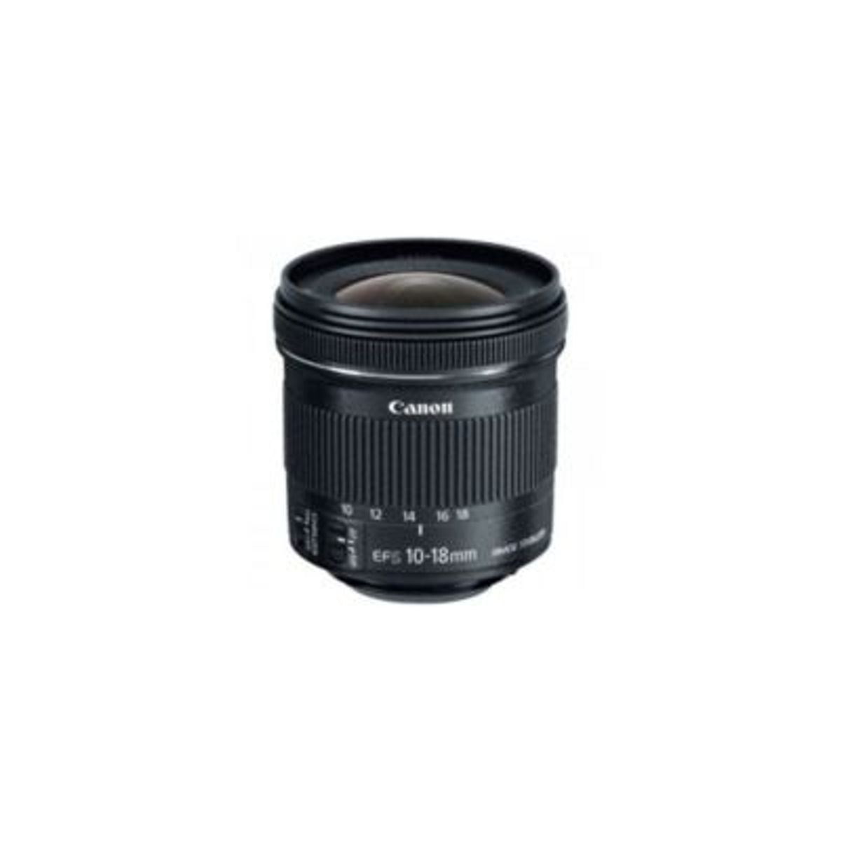 CANON - Canon EF-S 10-18mm f/4.5-5.6 IS STM Lente - Negro