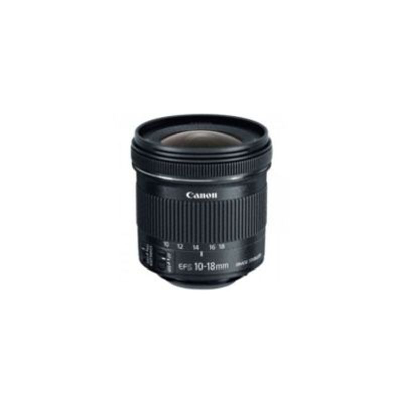 CANON - Canon EF-S 10-18mm f/4.5-5.6 IS STM Lente - Negro