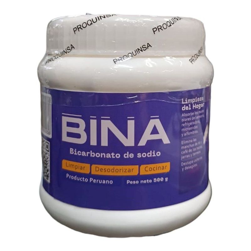 BINA - Bicarbonato de Sodio Grado Alimenticio