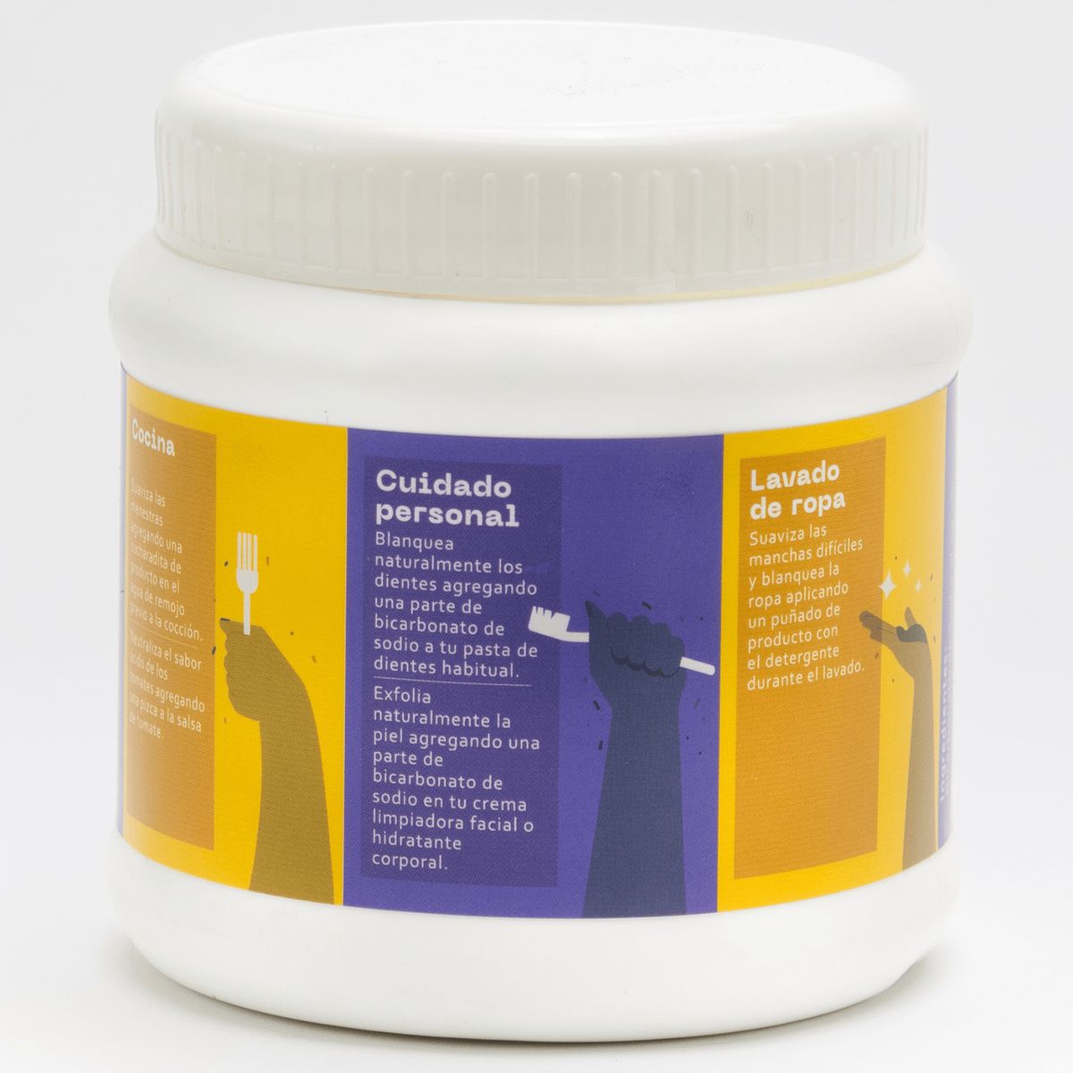 BINA - Bicarbonato de Sodio Premium grado alimenticio multiusos