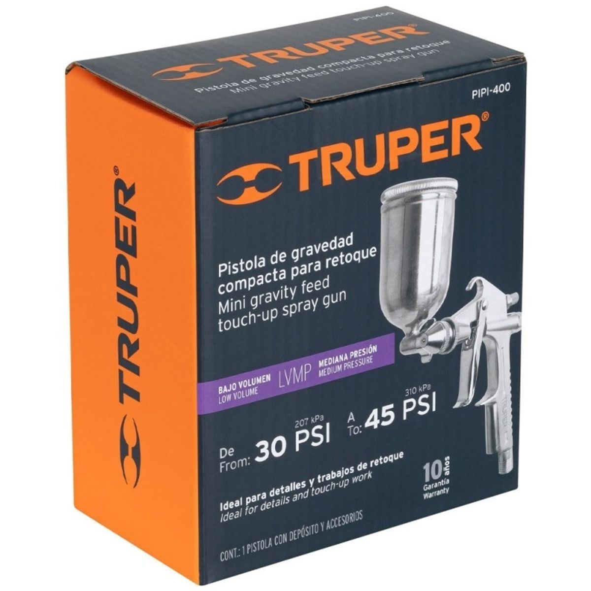 TRUPER - PISTOLA GRAVEDAD MINI DE RETOQUE 11098 TRUPER