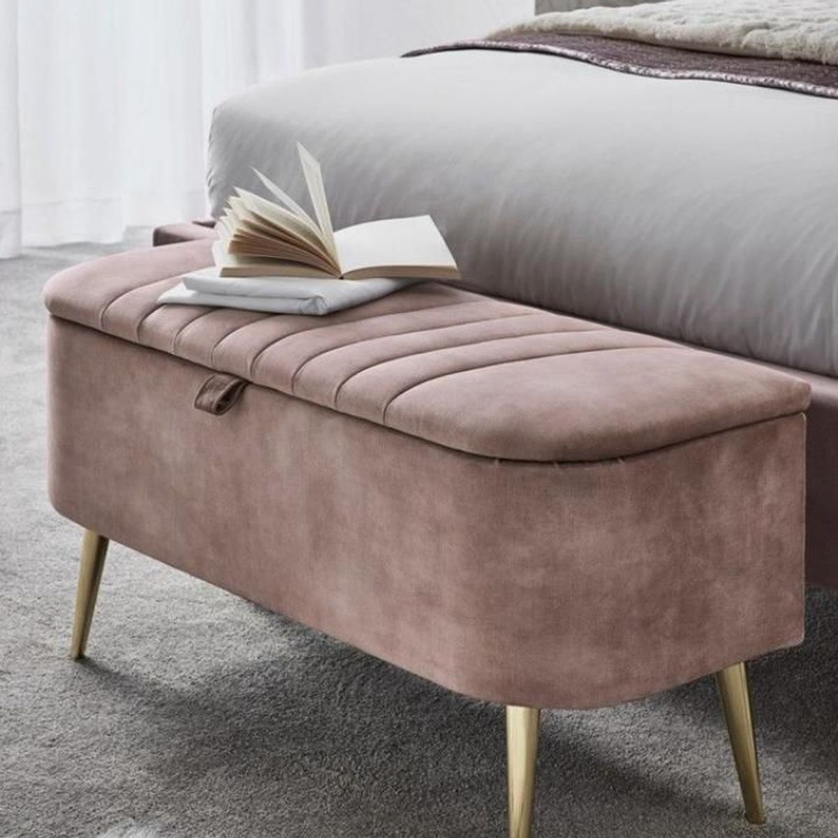 GENERICO - Baúl Otomano Blush Pink