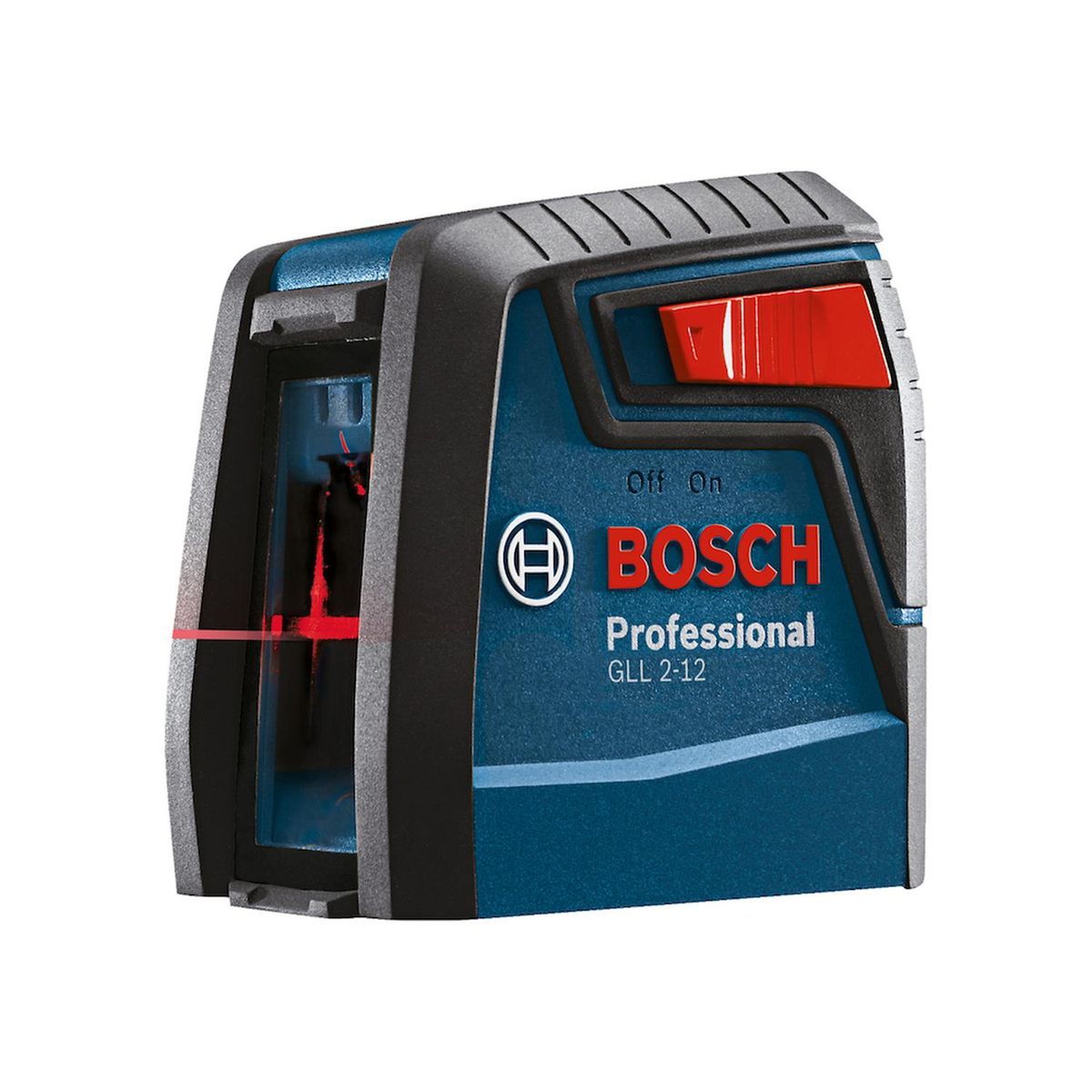 BOSCH - Nivel láser a pilas 12m luz roja bosch gll 2-12