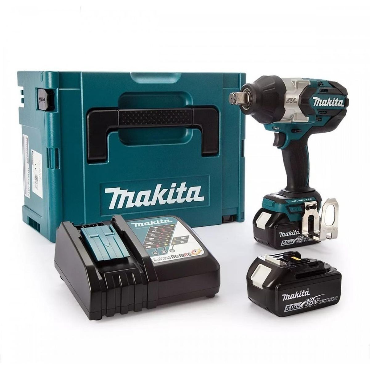 MAKITA - Llave de impacto 1/2" 18v lxt 1000 nm bl makita dtw1002rtj