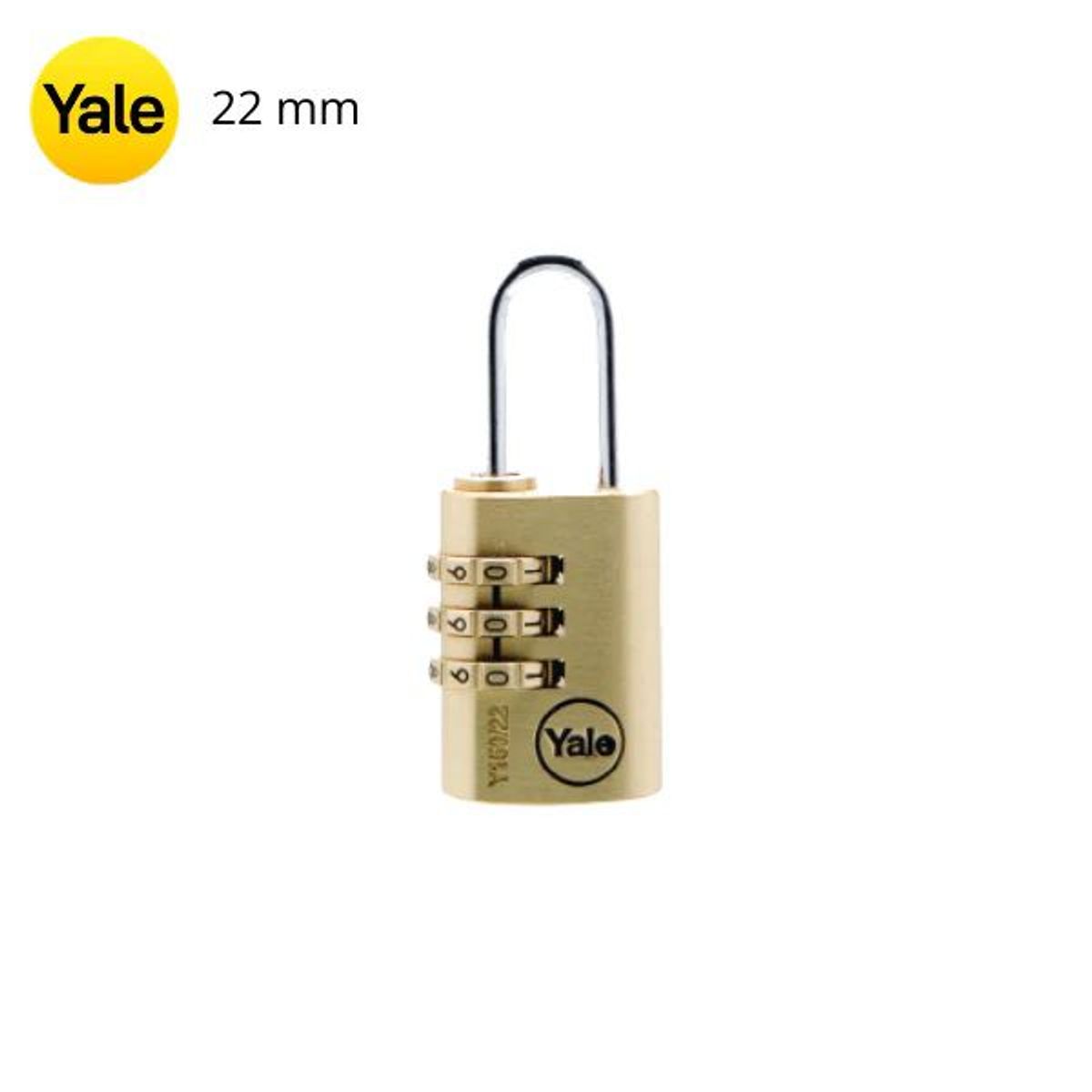 YALE - CANDADO CON CLAVE 22mm YALE