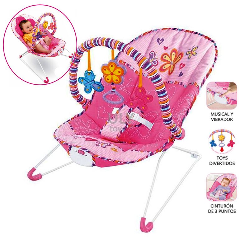 IDEAL - Silla Mecedora Musical Mariposa