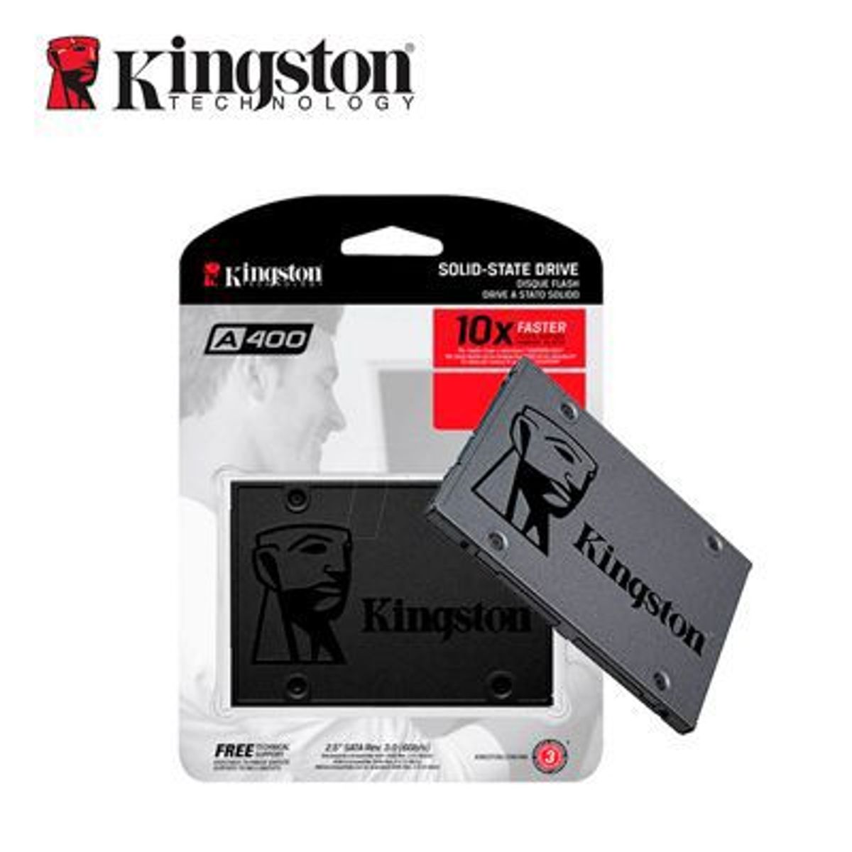 KINGSTON - Disco Sólido Kingston 240 GB - SSDNow A400