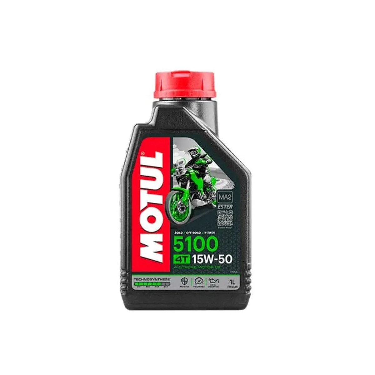 K&N - ACEITE PARA MOTO 4T MOTUL 5100 SAE 15W50 SEMISINTETICO