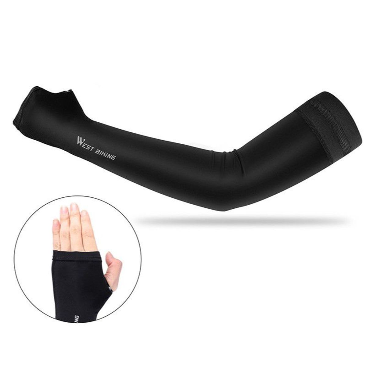 WEST BIKING - Mangas Ciclismo WEST BIKING YP0212109 Negro Anti UV