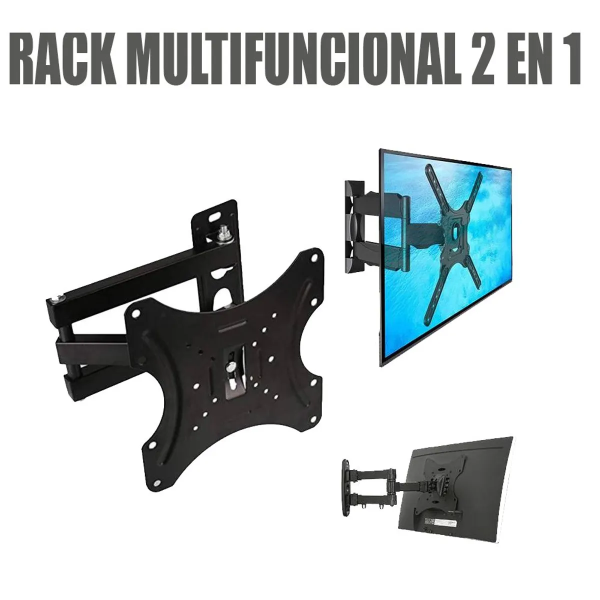 GENERICO - Rack para TV Soporte Móvil Plegable para LCD LED SMART 32 55