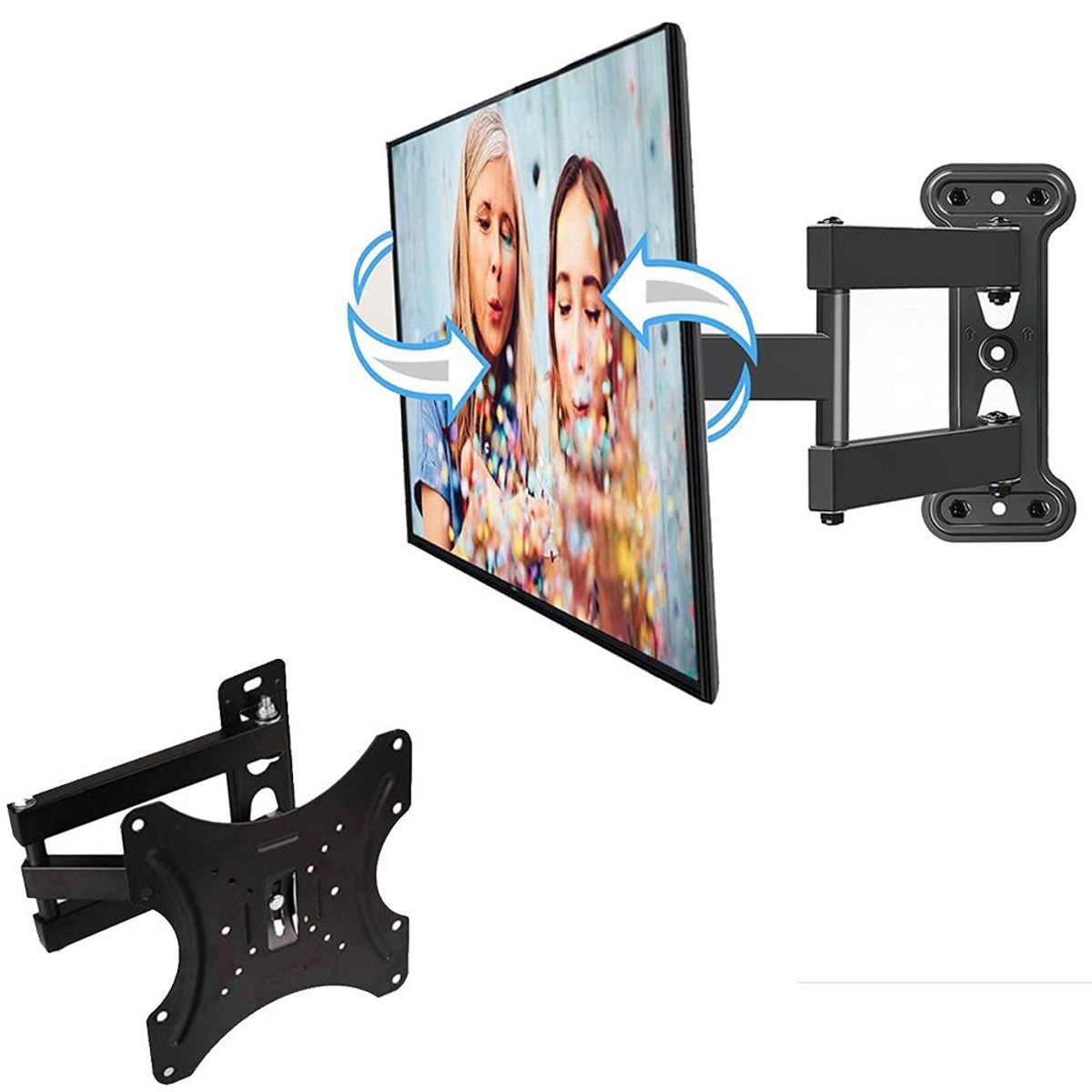 GENERICO - Rack para TV Soporte Móvil Plegable para LCD LED SMART 14-42