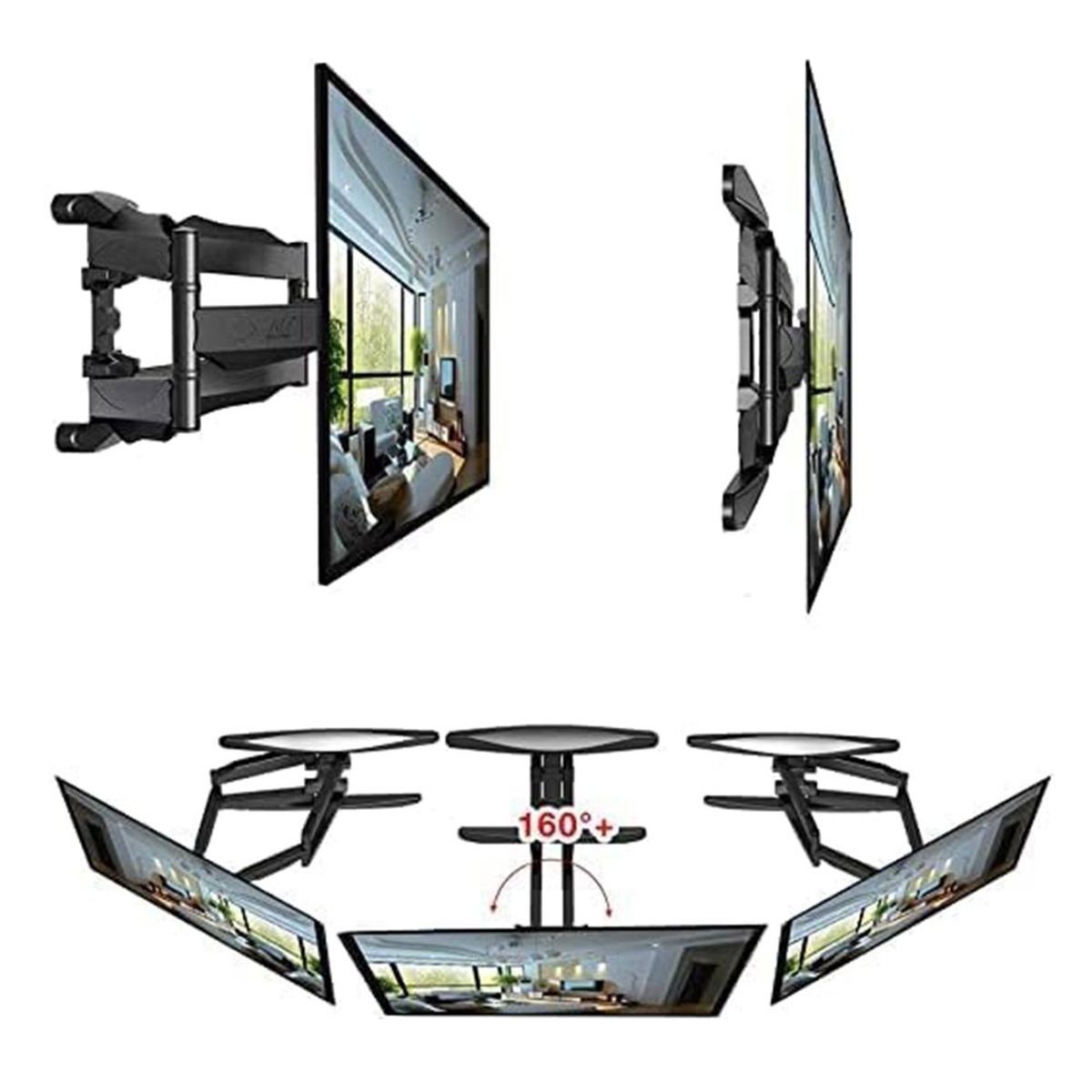 GENERICO - Rack para TV Soporte Móvil Plegable para LCD LED SMART 14-42