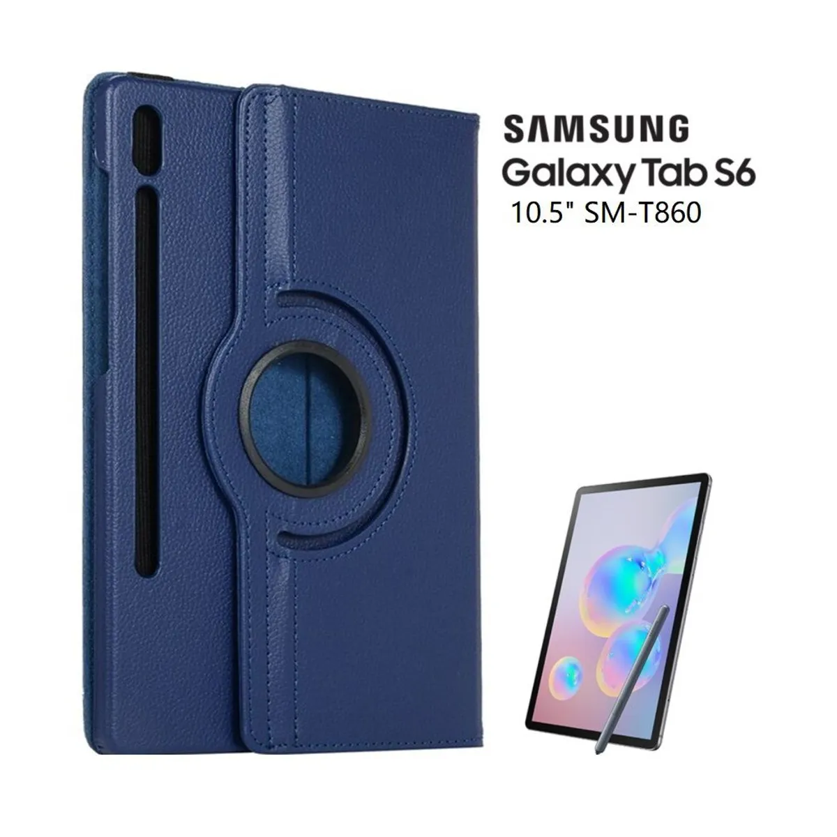 GENERICO - Funda Giratoria 360° para Samsung Tab S6 10.5 SM-T860 Case Protector