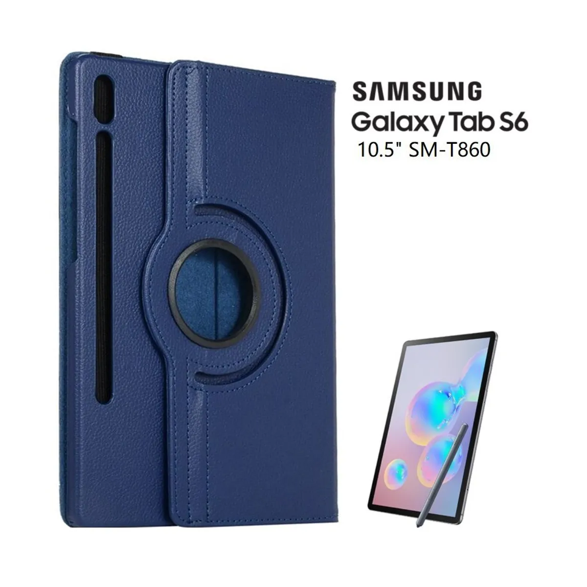 GENERICO - Funda Giratoria 360° para Samsung Tab S6 10.5 SM-T860 Case Protector