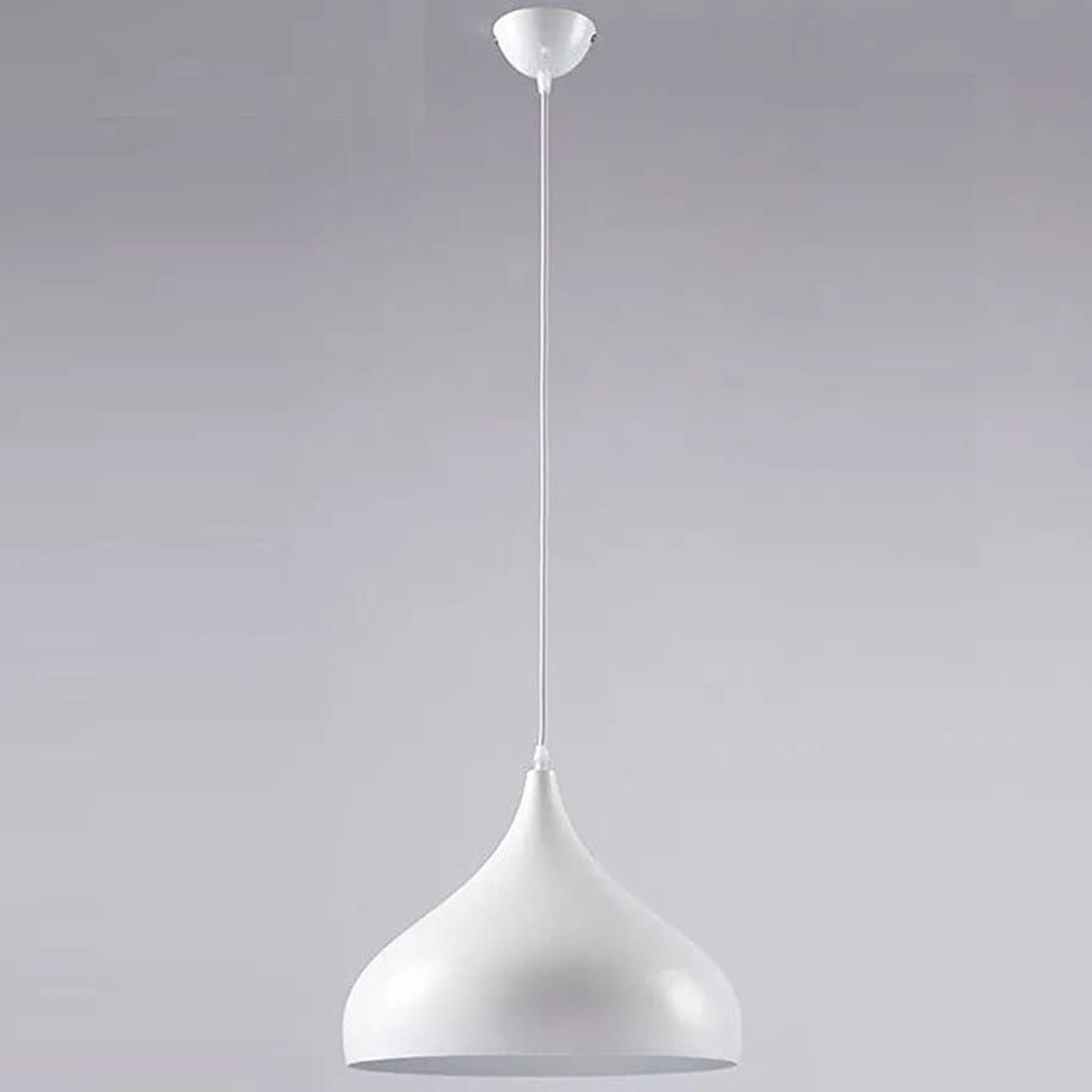 GENERICO - Lámpara colgante kiss color blanco e27