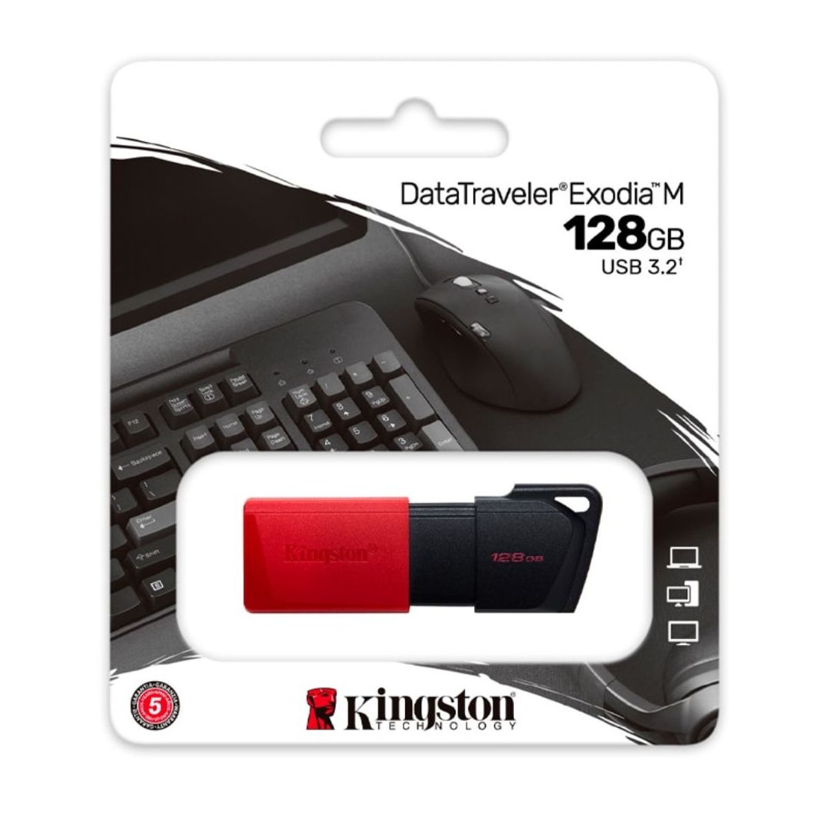 KINGSTON - MEMORIA FLASH USB KINGSTON DATATRAVELER EXODIA M 128GB