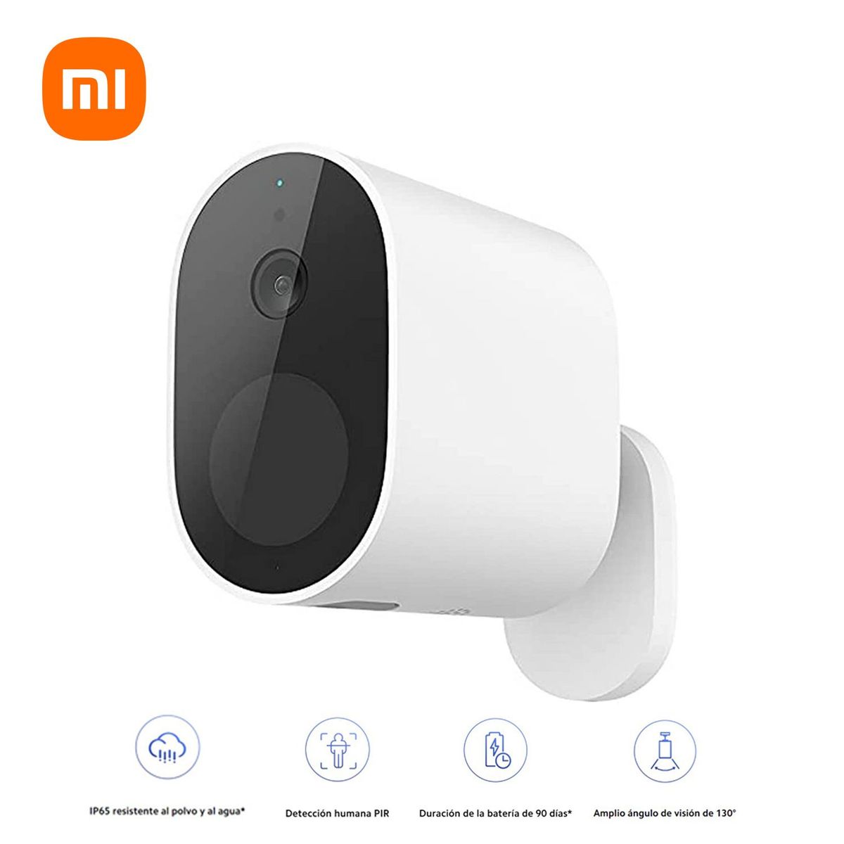 XIAOMI - Camara de Seguridad Exterior Mi Wireless Outdoor 1080p IP65 FHD Detección Humana
