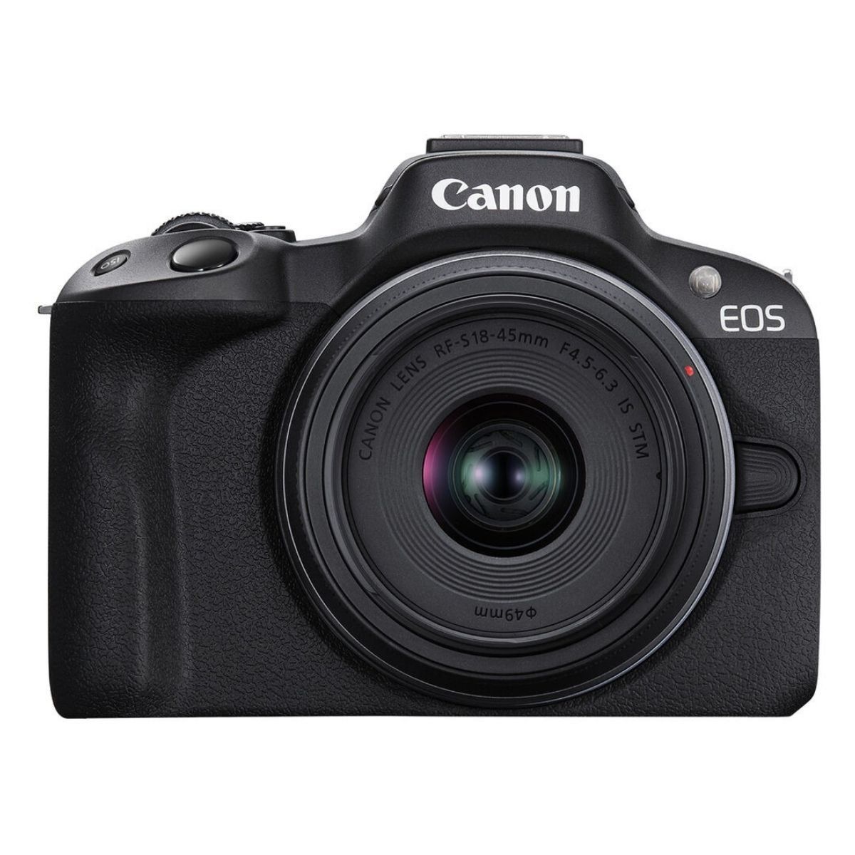 CANON - Cámara Mirrorless EOS R50  Lente RF S 18-45mm  Kit Deluxe