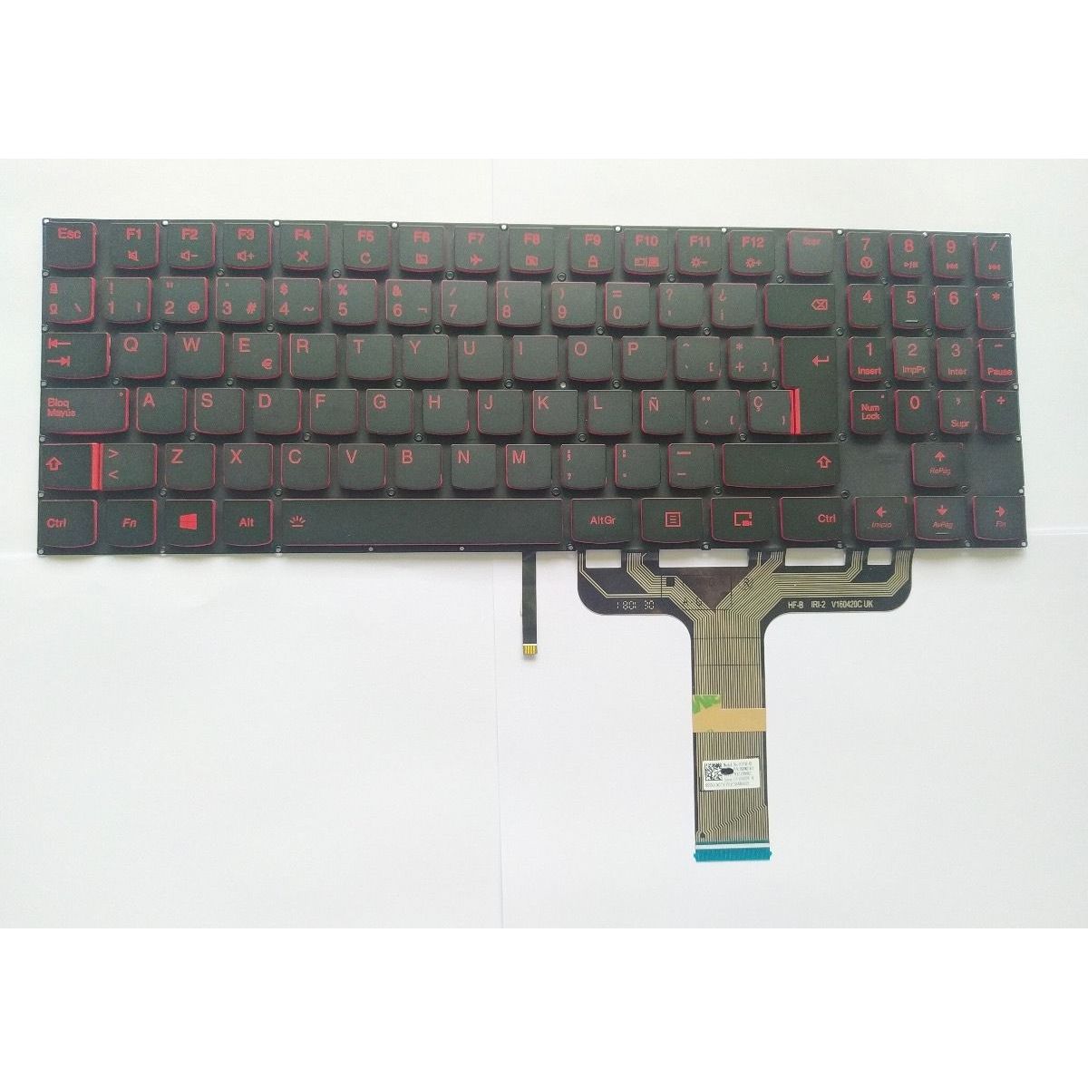 GENERICO - Teclado  para Laptop Lenovo LEGION Y520-15IKB, Retroiluminado