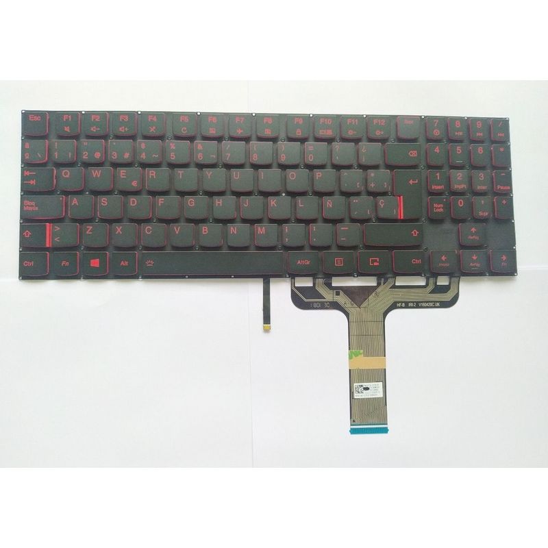 GENERICO - Teclado  para Laptop Lenovo LEGION Y520-15IKB, Retroiluminado