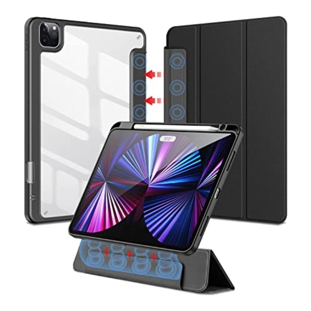 OEM - SmartCase PREMIUM para iPad 10ma y 11va A16 Gen con tapa DESMONTABLE