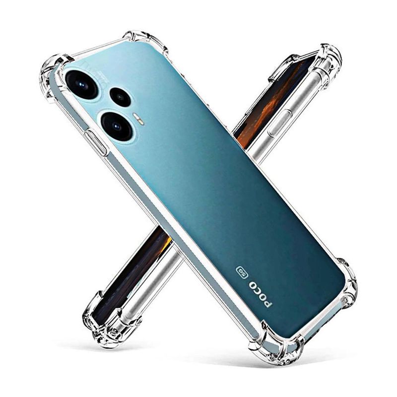 GENERICO - Funda Protector Case POCO F5 - TRANSPARENTE ANTI IMPACTO