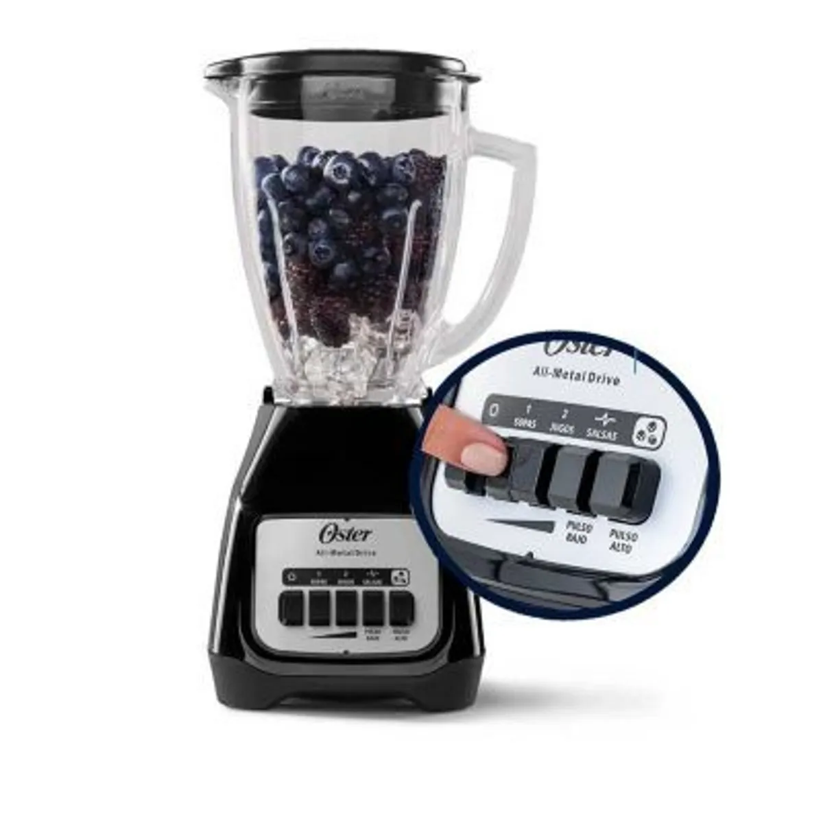 OSTER - Licuadora Oster BLSTKAG-BPB 2 Vel + pulso Negro