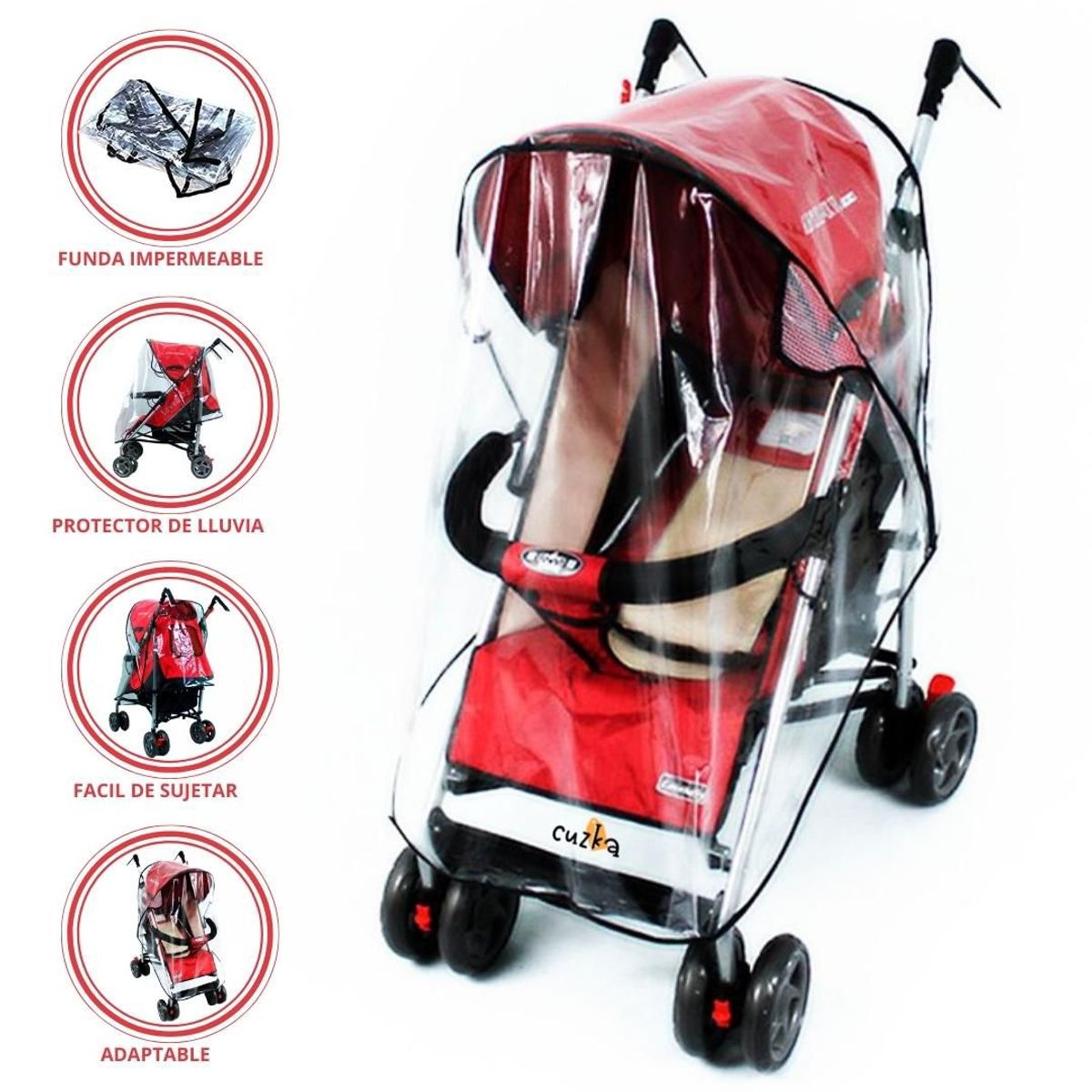 CUZKA - Protector de Coche para Bebé «TALU»