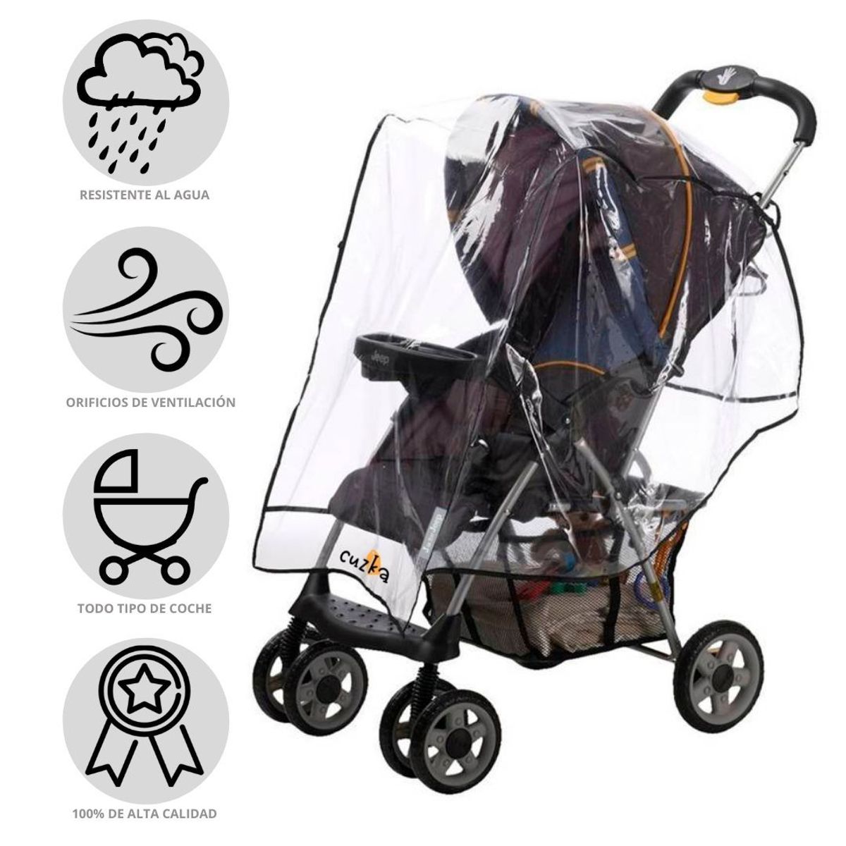 CUZKA - Protector de Coche para Bebé «TALU»