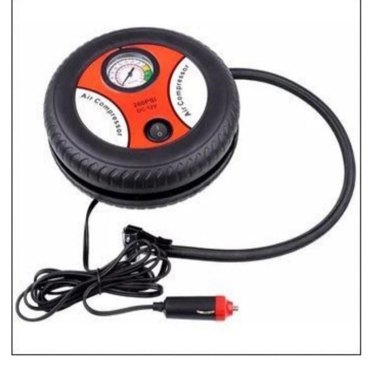 GENERICO - Mini Inflador Portátil Compresor Aire de Llantas Auto