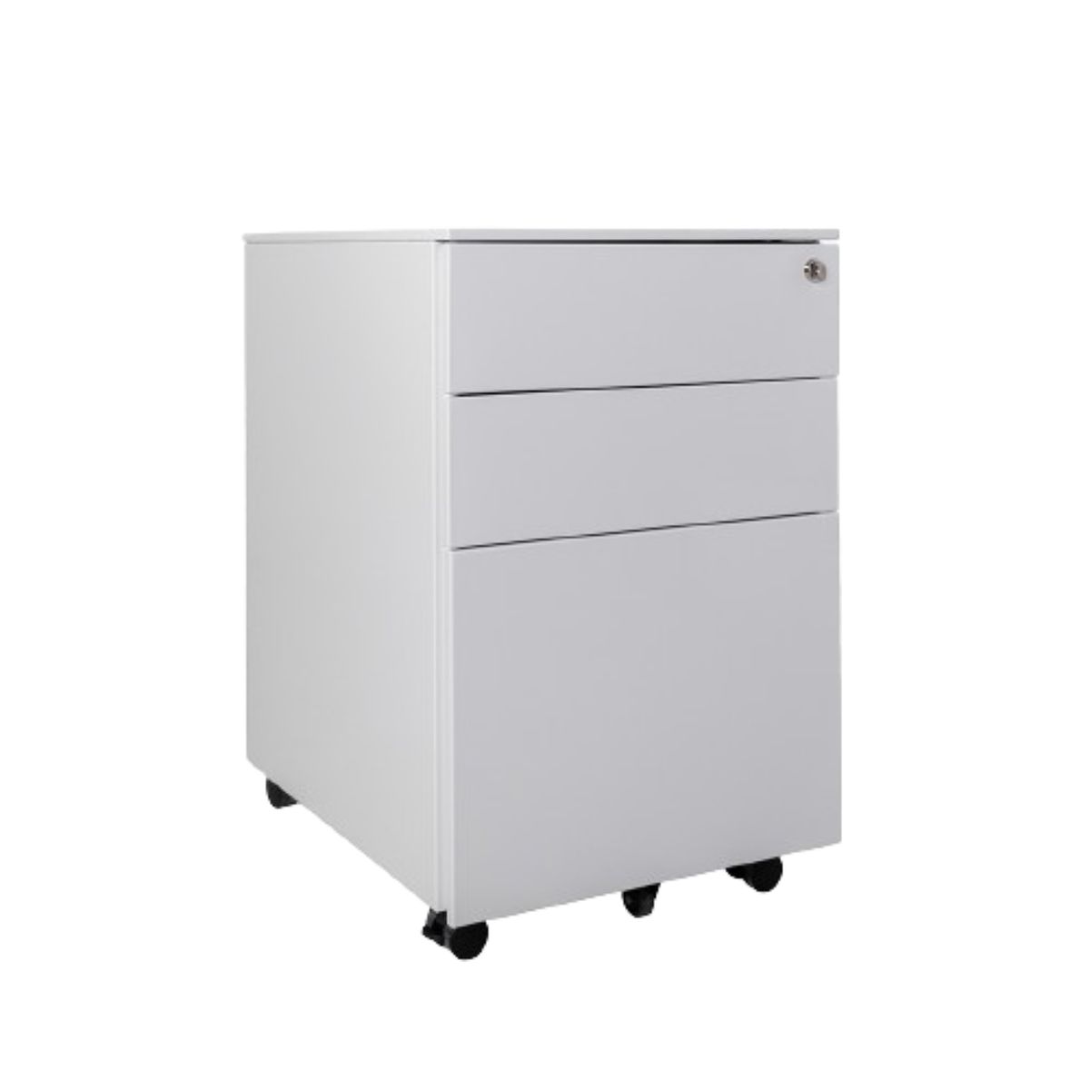 NIHM - Archivador Cajonera Workplace de Metal Blanco