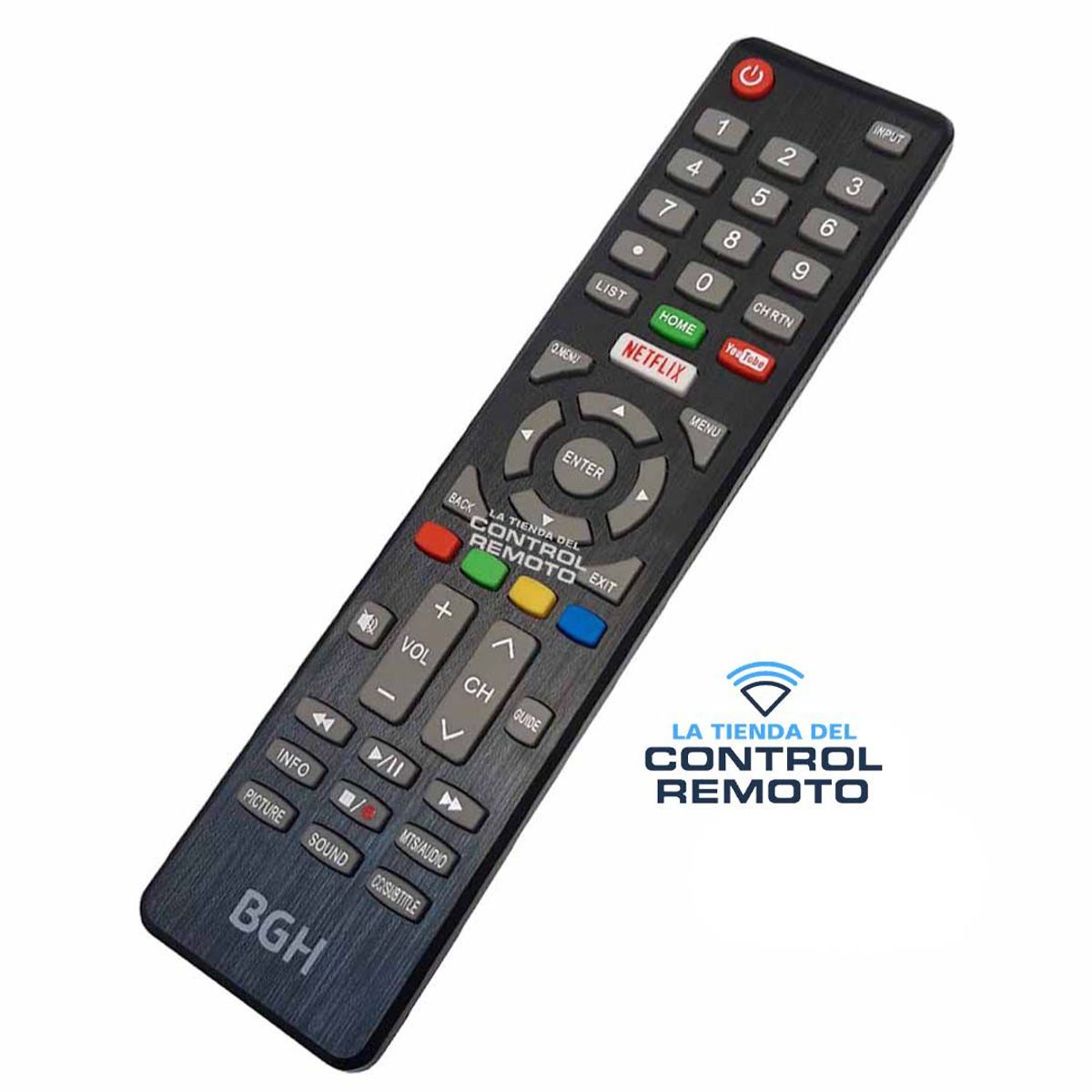 BGH - Control Remoto Para Tv BGH Smart Tv Led