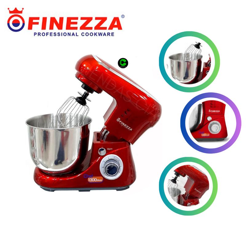 FINEZZA - Batidora Orbital 1300W FZ-6822B 6 Velocidades - Finezza