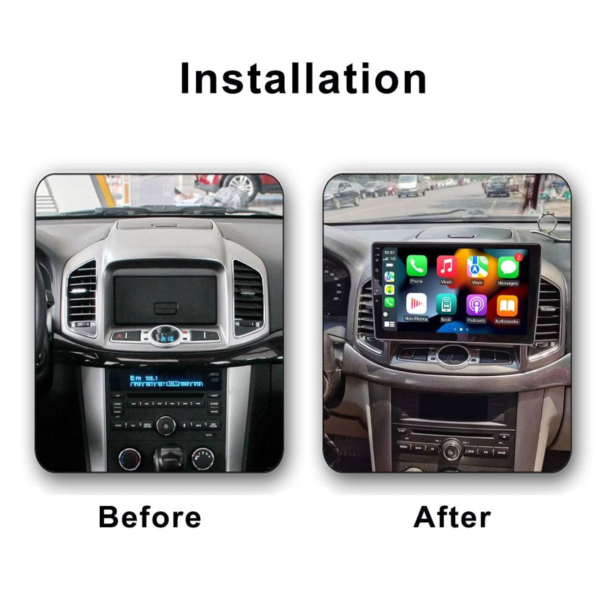 GENERICO - Autoradio Android Chevrolet captiva 2010 - 2016 cámara Gratis