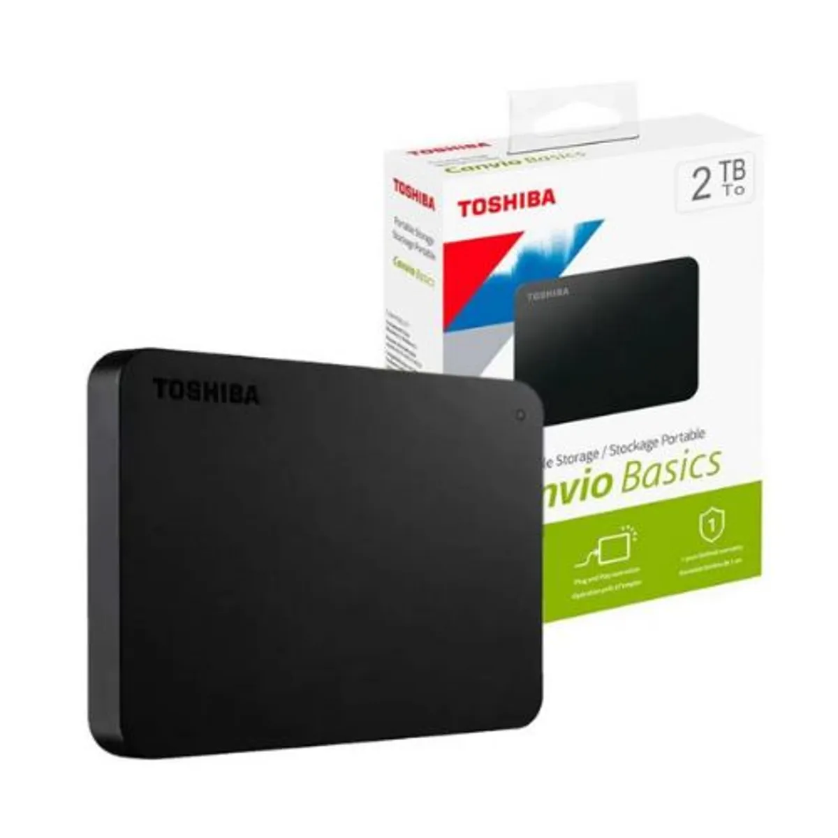 TOSHIBA - Disco Duro Externo 2TB Toshiba