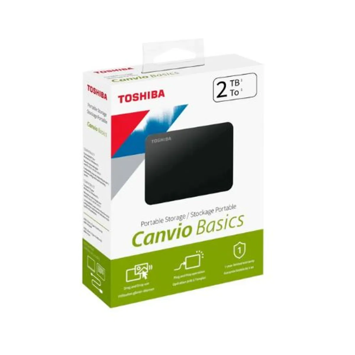 TOSHIBA - Disco Duro Externo 2TB Toshiba