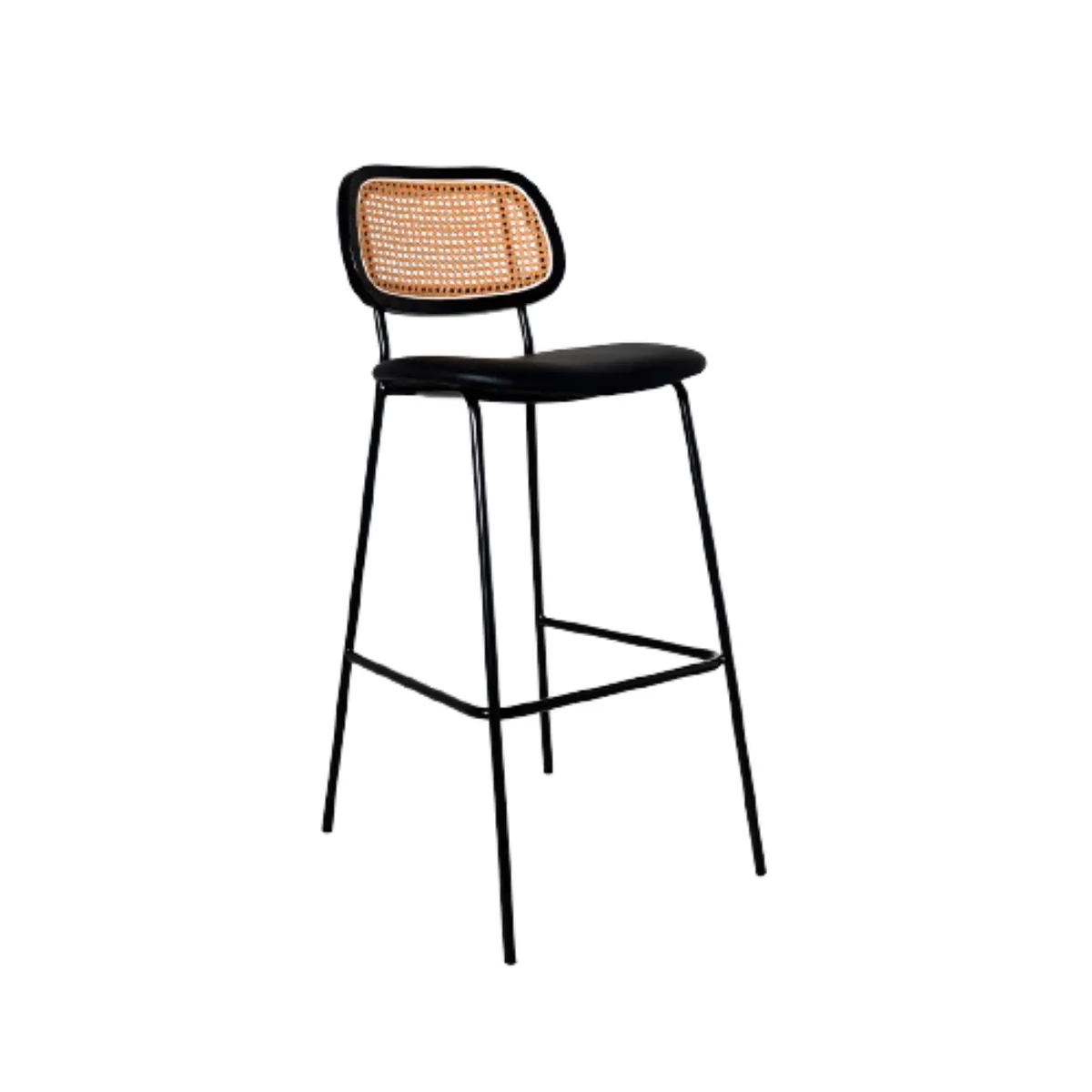 NIHM - Silla Alta de Bar Zorita Negro 75 cm
