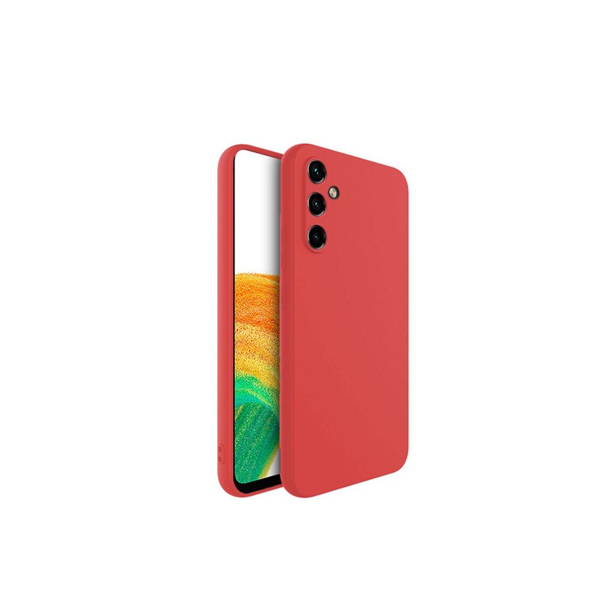 GENERICO - Funda de Silicona para Samsung A54 Rojo