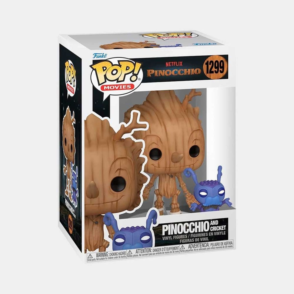 FUNKO - FUNKO POP NETFLIX PINOCCHIO - PINOCCHIO AND CRICKET