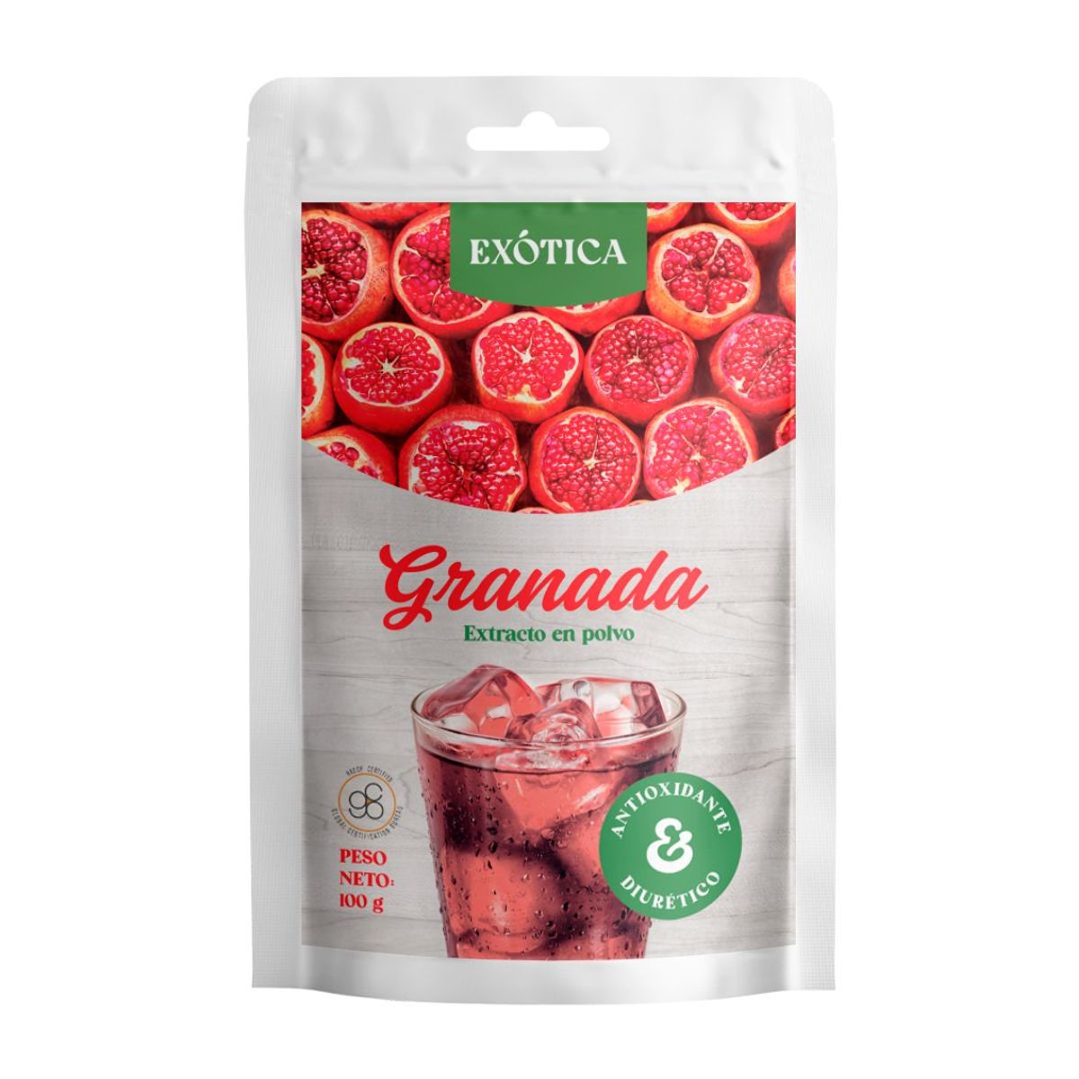 EXOTICA - Granada polvo atomizado x 100 gr