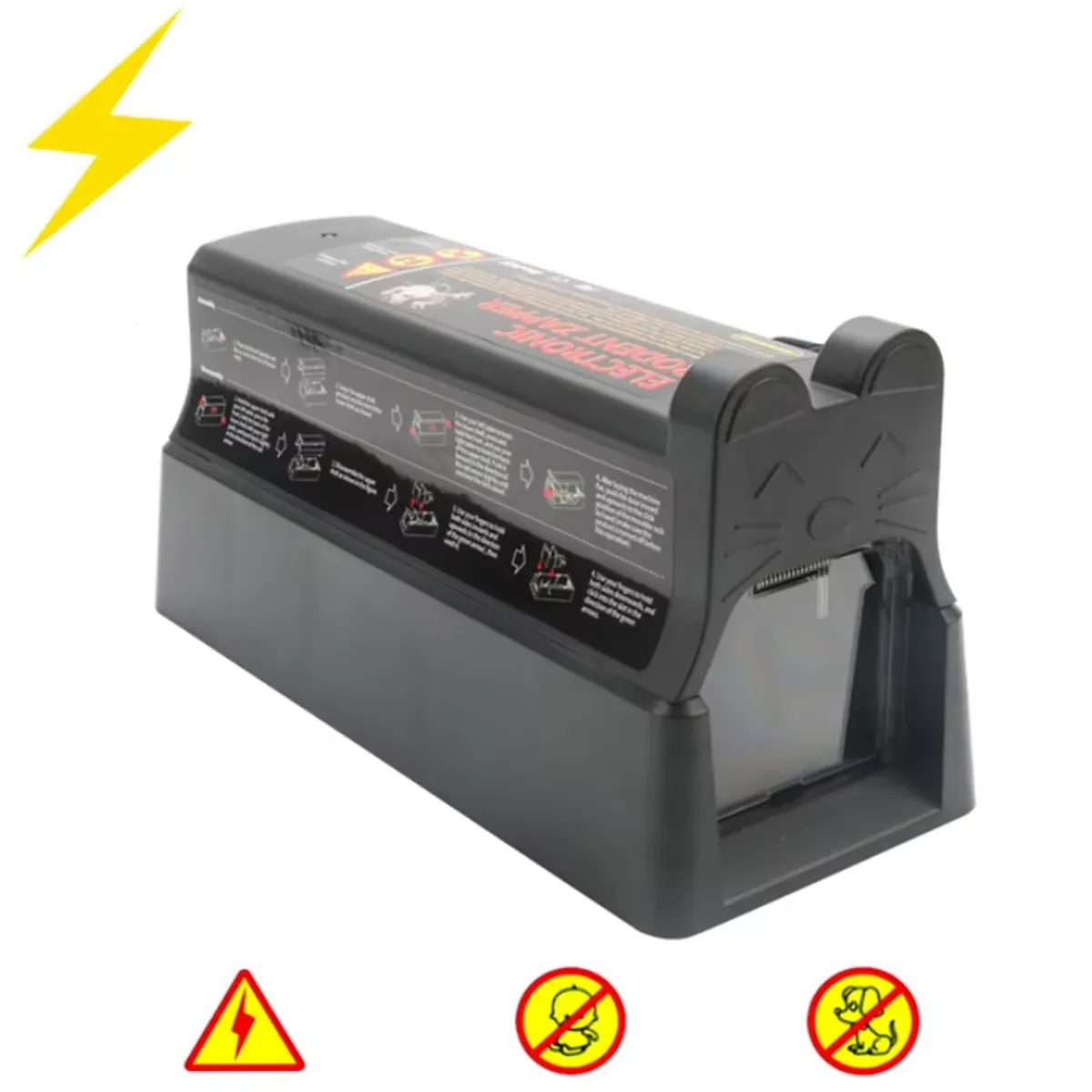 GENERICO - TRAMPA ELECTRONICA RECARGABLE PARA RATAS RATONES