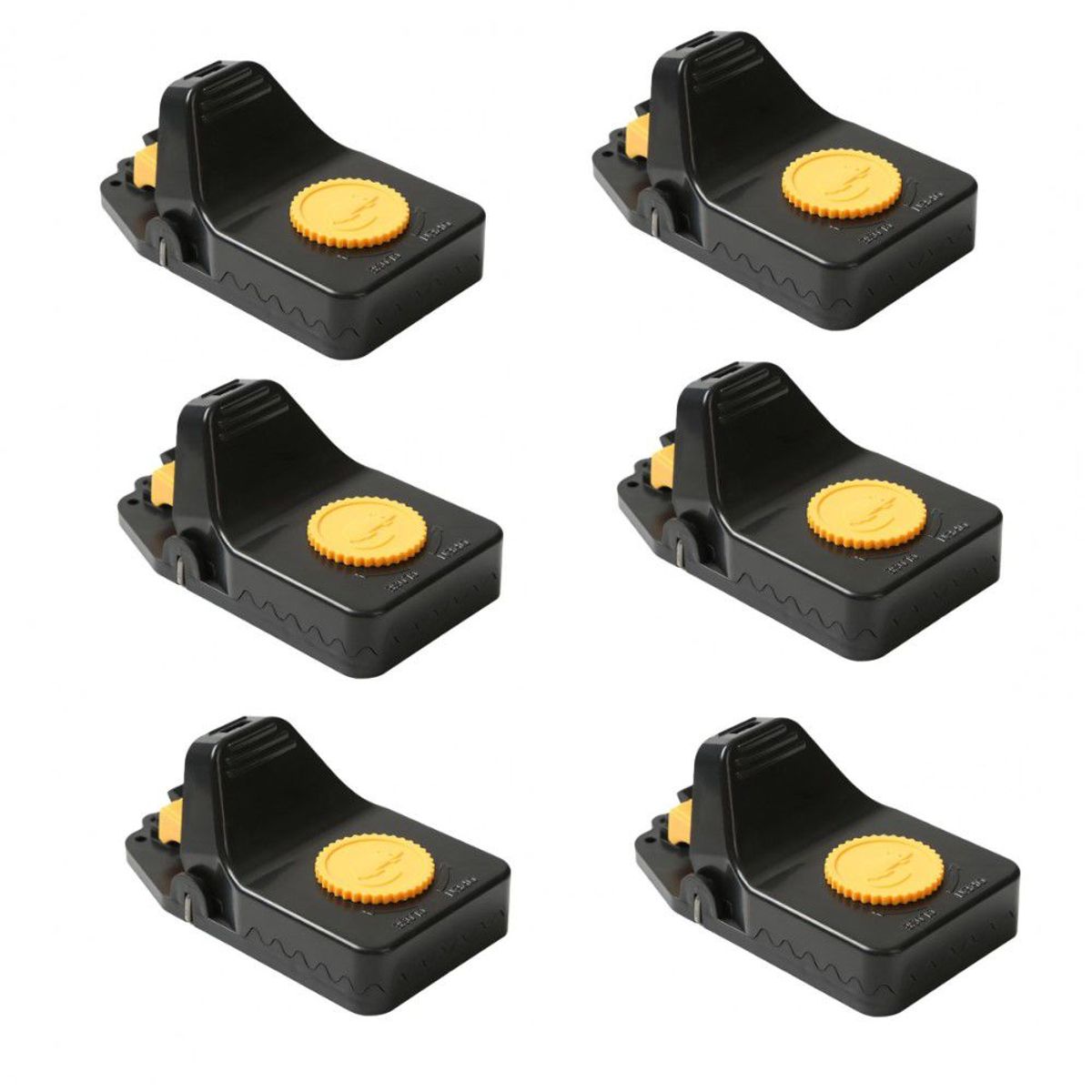 GENERICO - SET 6 TRAMPAS PARA RATAS RATONES TAMAÑO GRANDE MUY UTIL LID.