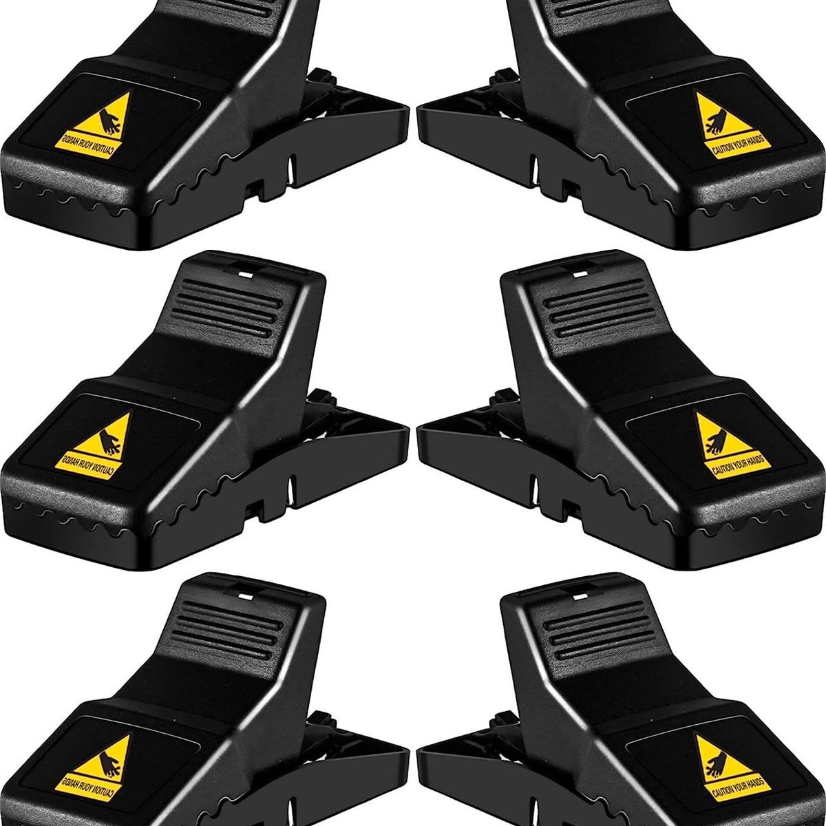 GENERICO - SET 6 TRAMPAS PARA RATAS RATONES  MUY UTIL W