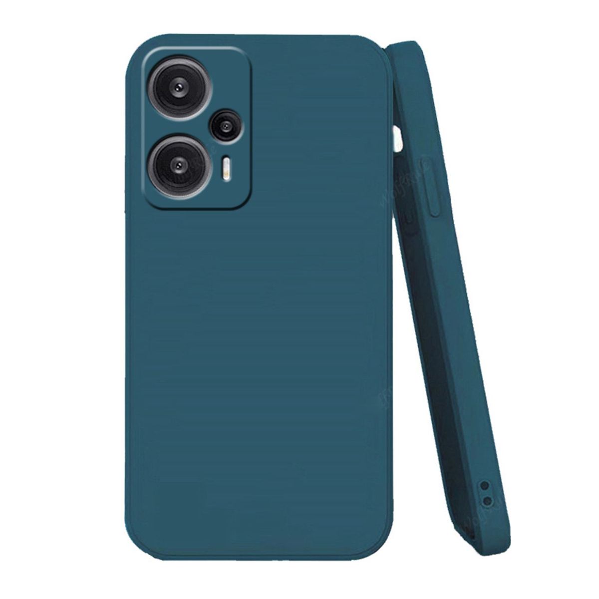 GENERICO - Funda Protector Case POCO F5 - GAMUZA AZUL