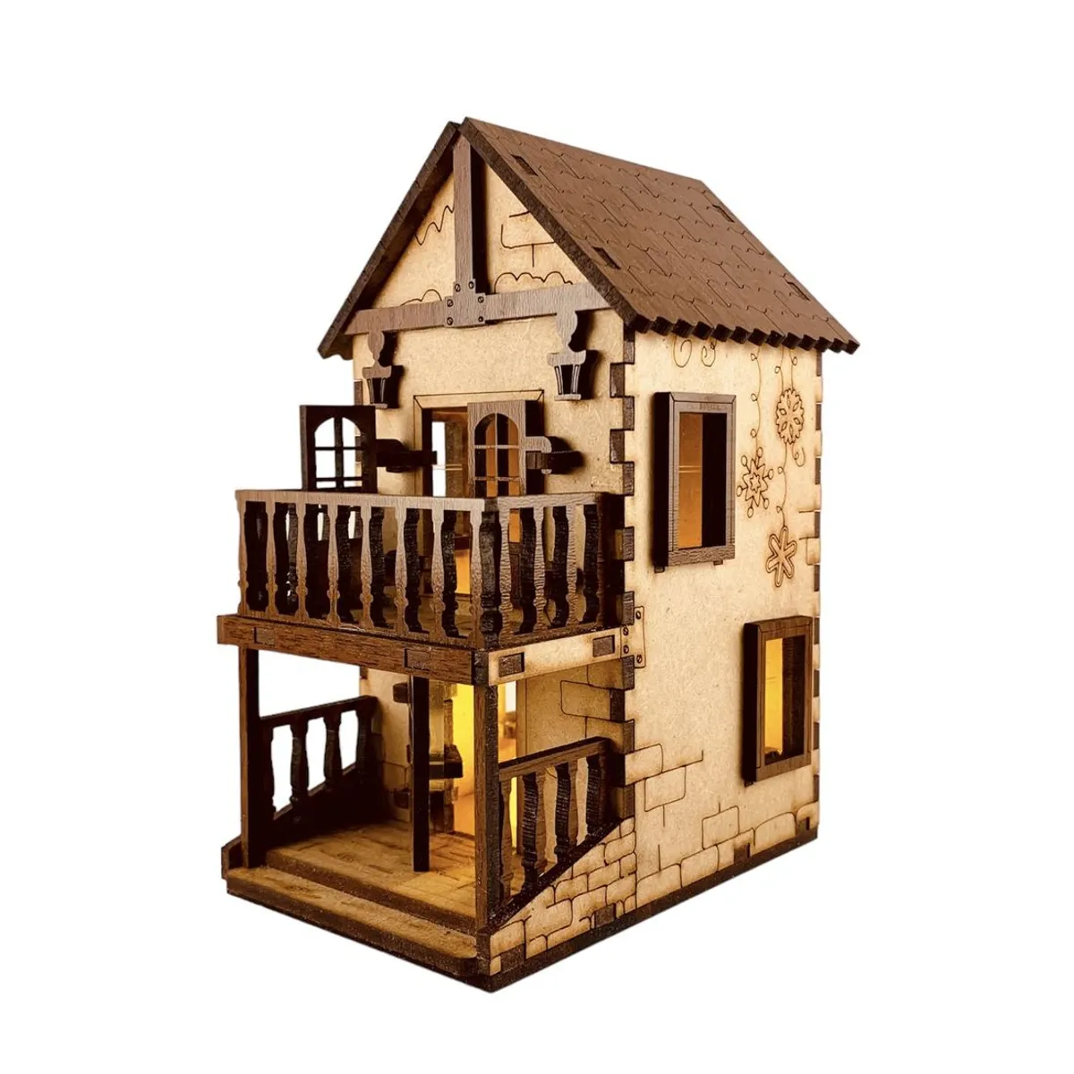 GENERICO - Casita Edw-Art Studio Modelo Balcony con Iluminación