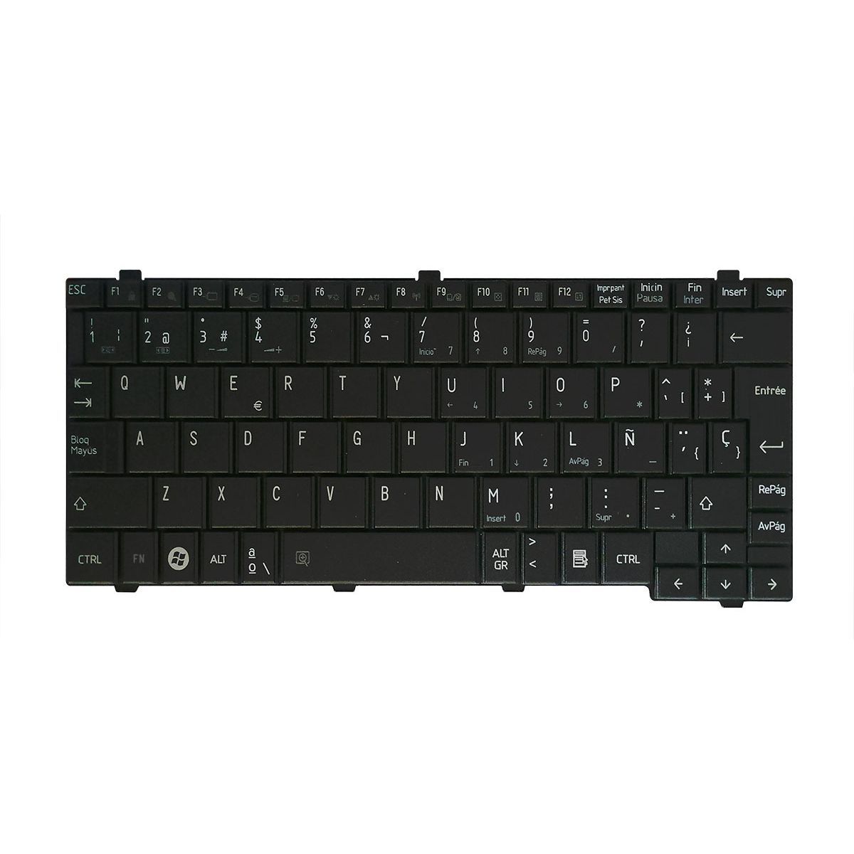 GENERICO - Teclado  para Laptop Toshiba NB 205, NB500, T110
