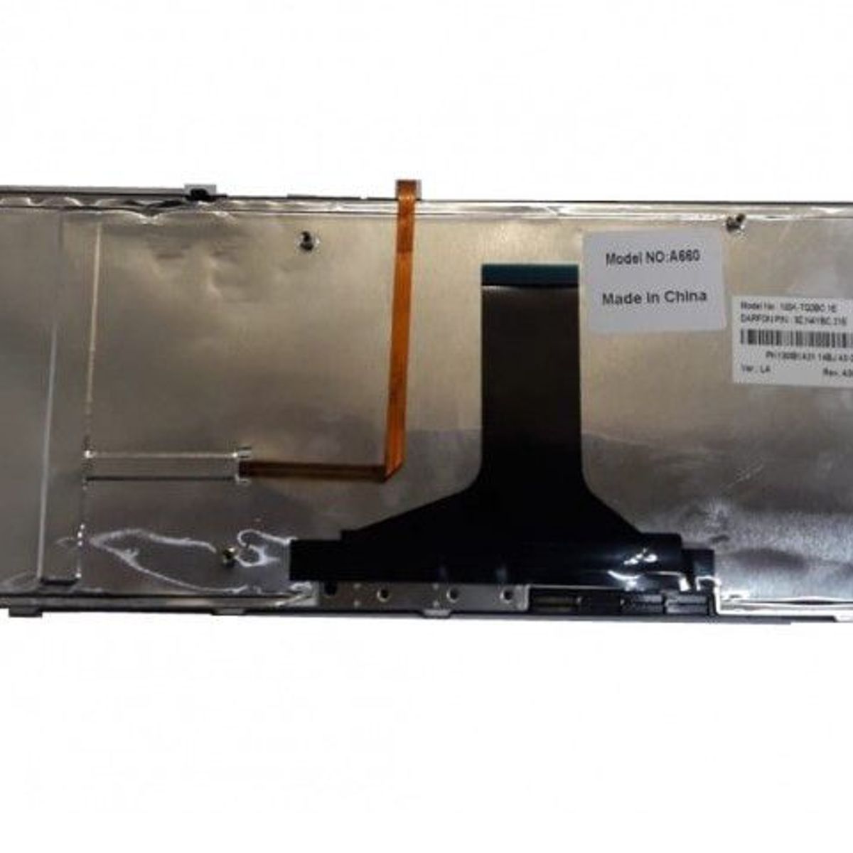 GENERICO - Teclado  para Laptop Toshiba  SATELITE A665,  A660  Retroiluminado