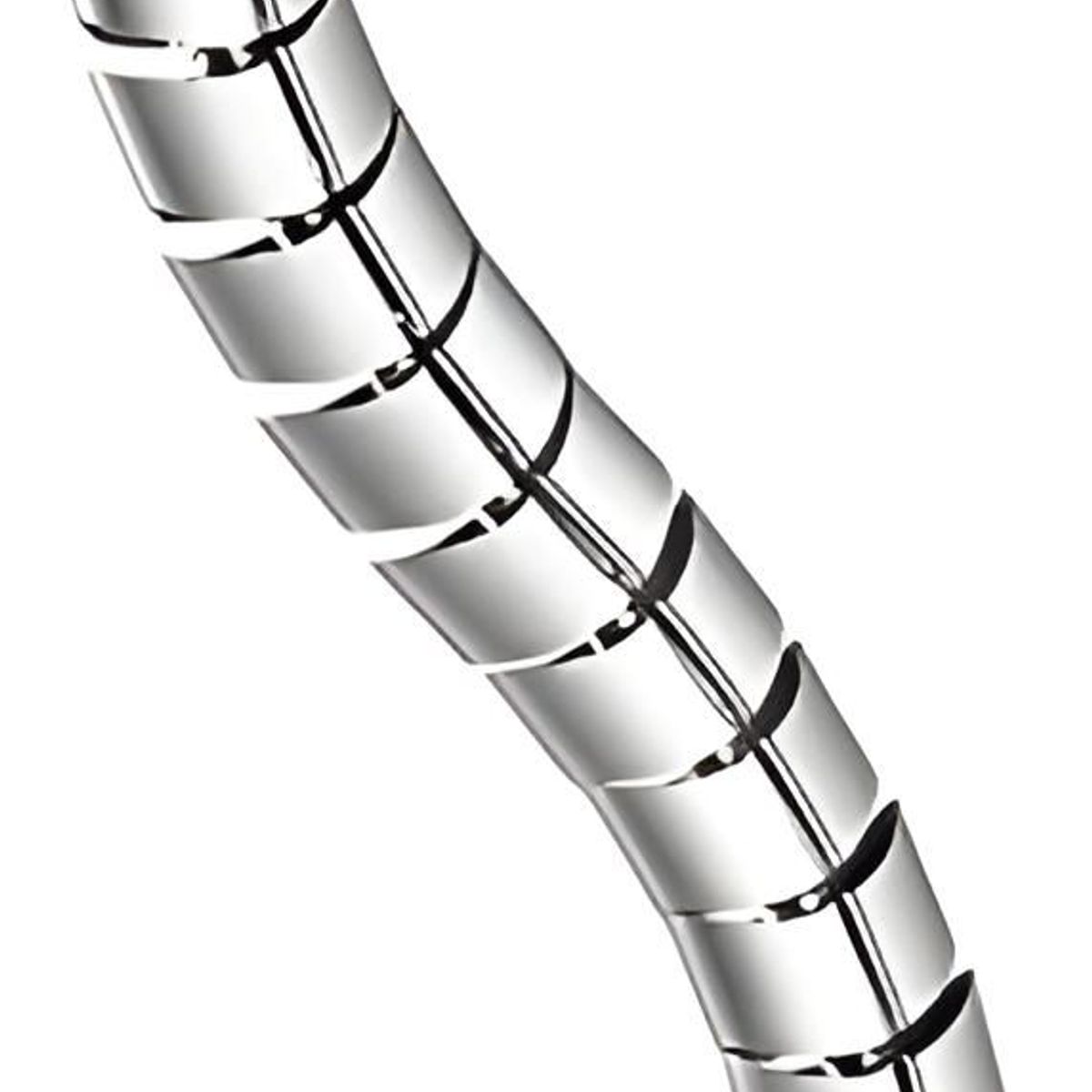 GENERICO - MONTECH - Vértebra Flexible para Organizar Cables  Altura 73cm Plata