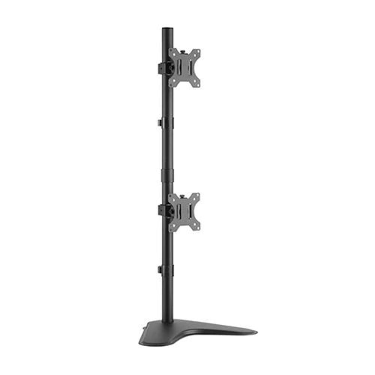GENERICO - MONTECH - Rack Soporte Vertical Doble Con Base Para 2 Monitores